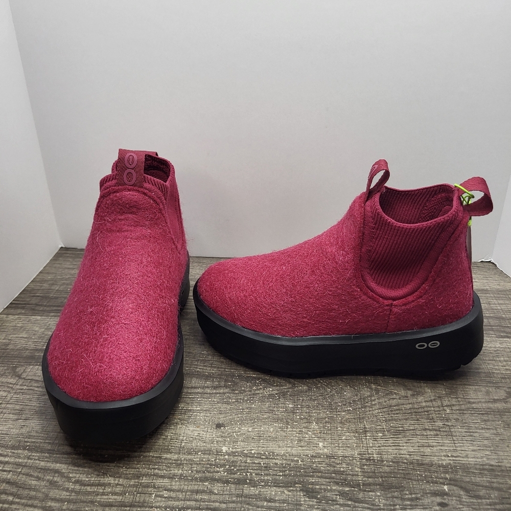 Oofos Omega Londoner Rosebud Women’s Size 5 Slip-On Shoes New